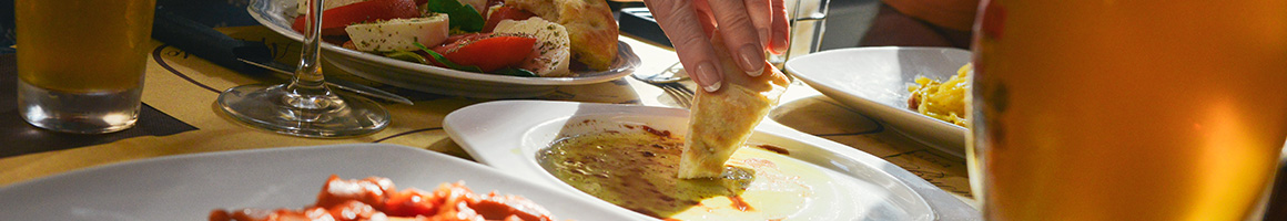 Eating American (New) Gluten-Free Italian Vegetarian at The Vine restaurant in Grants Pass, OR.